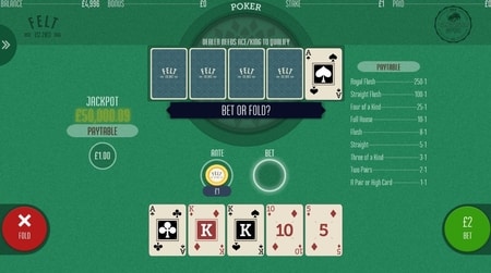 screenshot caribbean stud poker
