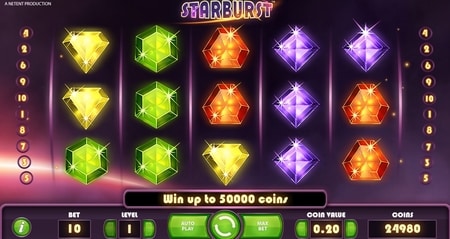 starburst een van de leukste slot games of wel slotmachines