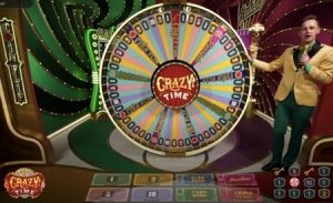 Crazy Time nieuw spel in het live casino screenshot
