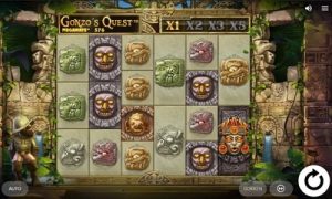 screenshot Gonzo’s Quest Megaways voorbeeld van hogere casino terugbetaling bij slots van Unibet